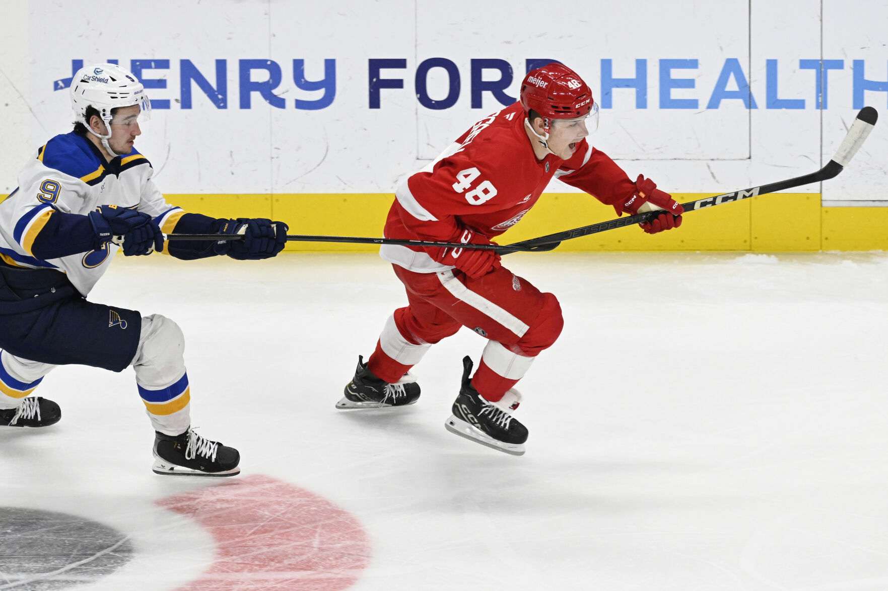 Blues Red Wings Hockey